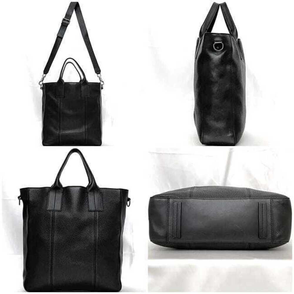 Christian Louboutin Tote Crossbody Red Bag Leather Business Black